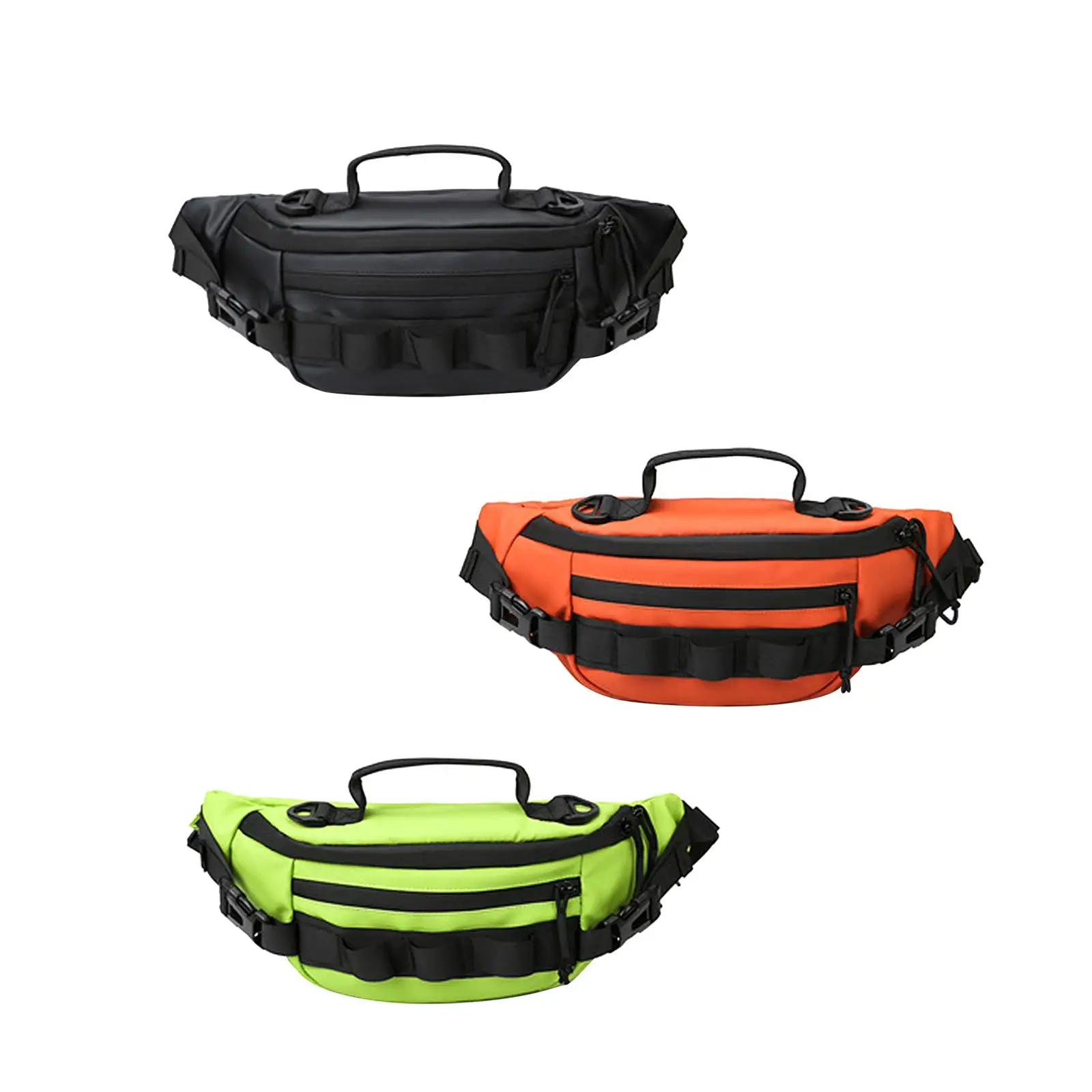 Waist Bag Pack Hip Bag Equipment Lightweight Casual Fishing Tackle Bag Lure Fishing Bag for Sports Hiking Outdoor Camping Men