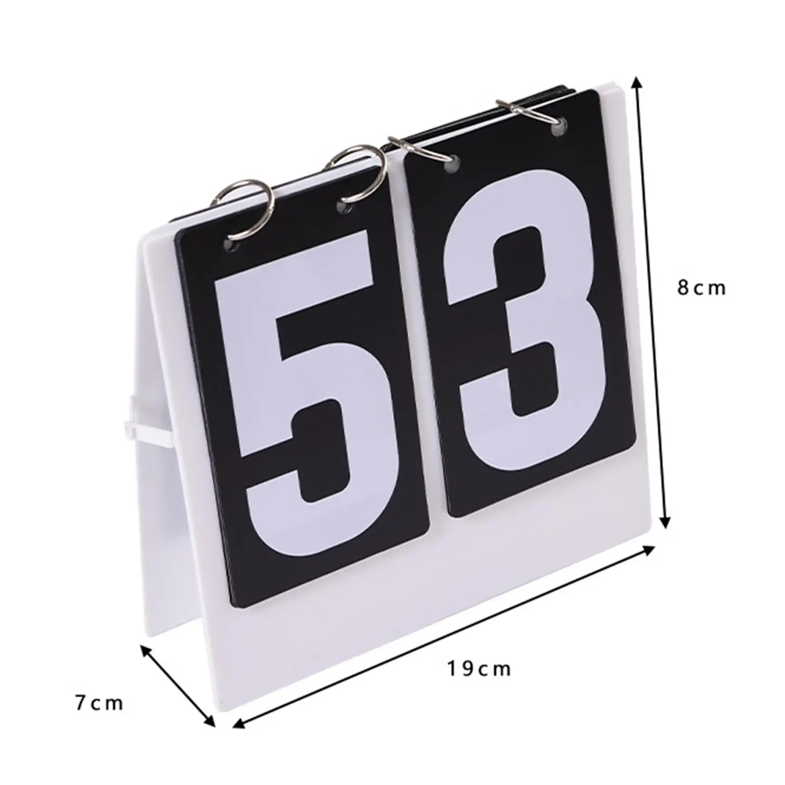 Basketball Flip Scoreboard Professional Multipurpose Folding Tabletop Scoring Board for Tennis Indoor Baseball Soccer Contest