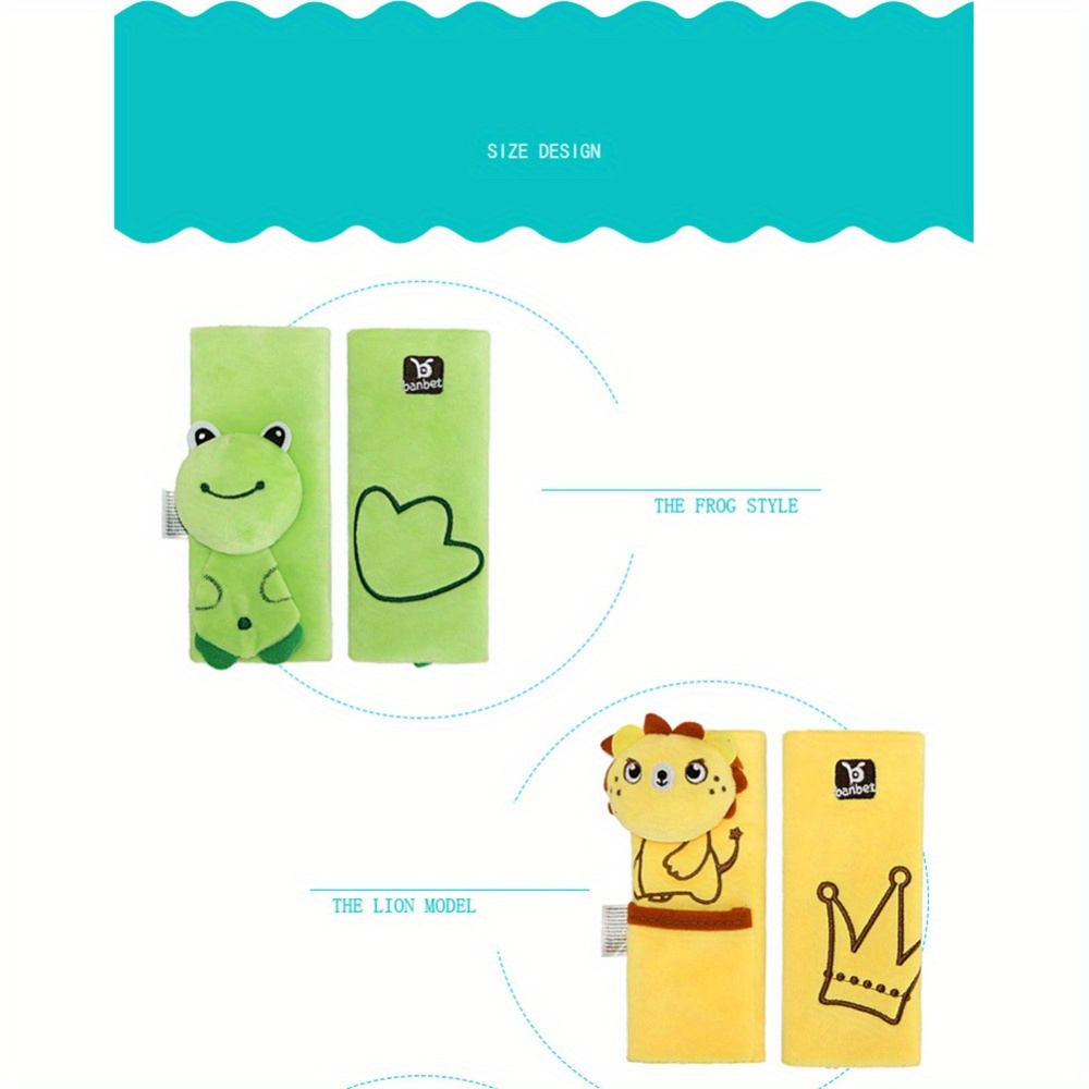 Description Picture 6 of itemBaby Car Seat Straps Cover Shoulder Pads for Baby, Baby Car Seat Belt Pads Seat Belt Covers for All Car Seats/Pushchair/Stroller