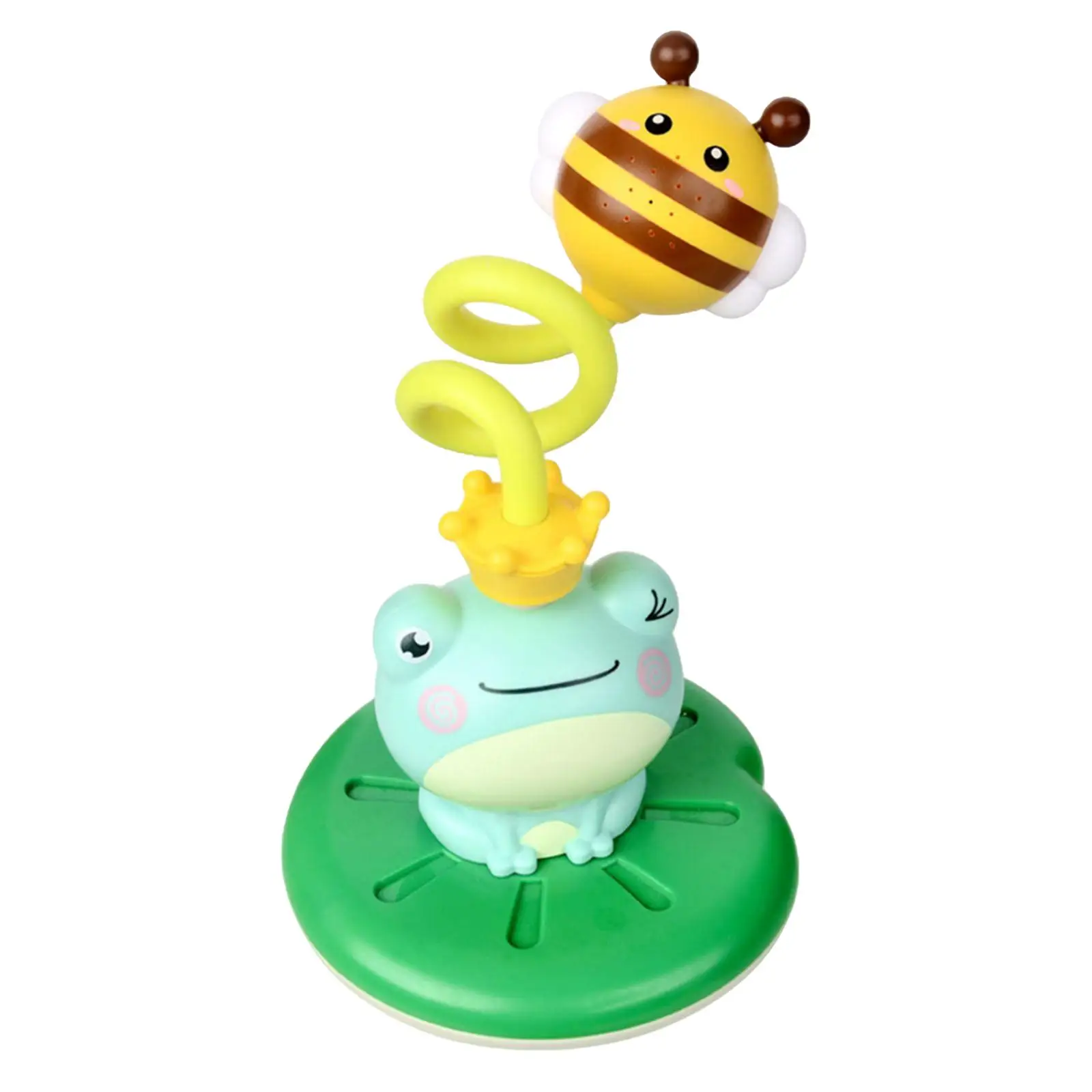 11 Pieces Lovely Electric Shower Spray Head Swimming Shower Spray Water Two Spraying Mode Rain Baby Bath Toys Frog Squirter Toy
