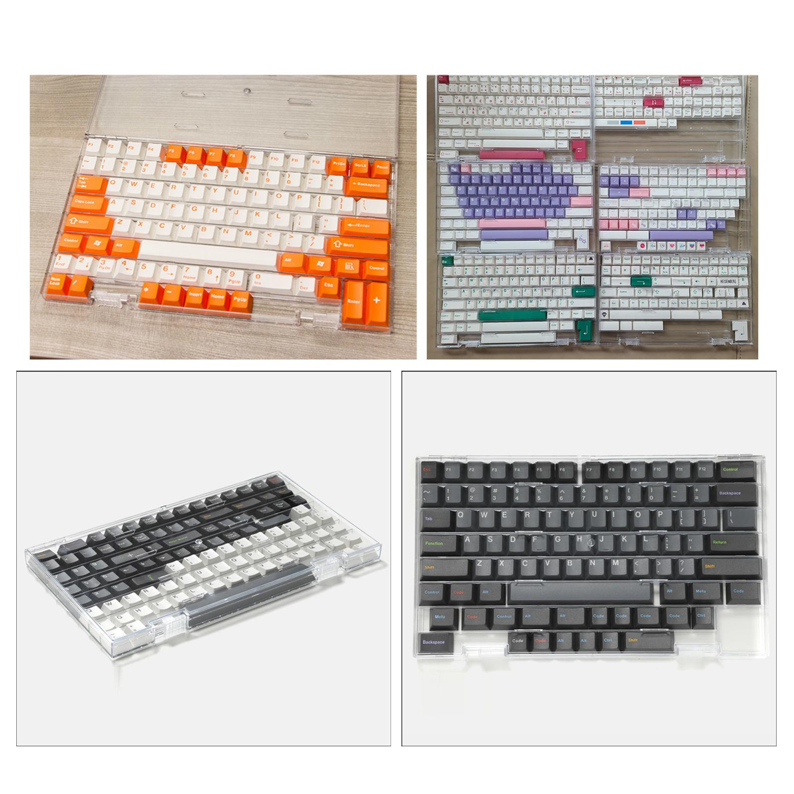 Transparent Keycap Storage Box Display for Cherry Xda Dsa Profile Key Caps