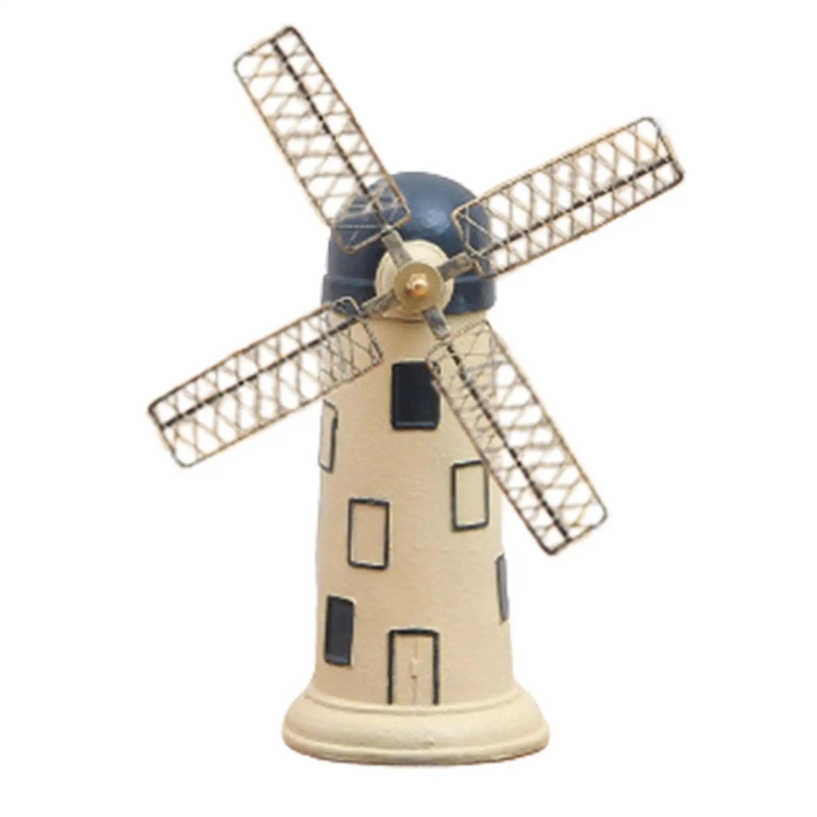 Windmill Phonograph Model Display Ornaments Decorative Classic Resin Crafts for Living Room Tabletop Table Holiday Gifts