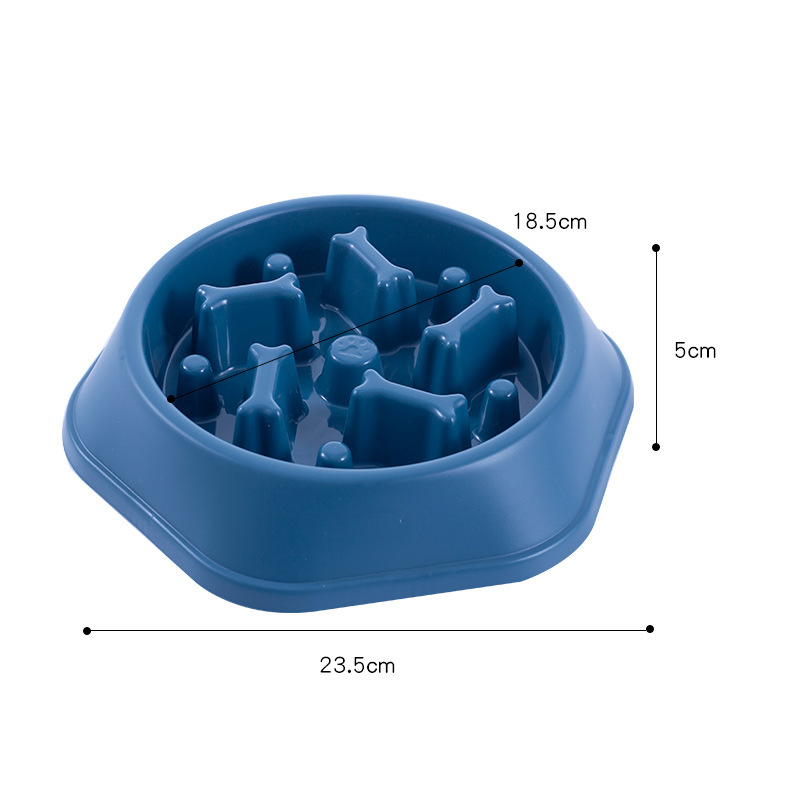 Title 5, Pet Dog Bowl Dog Slow Feeder Bowl Puppy Cat Slo...