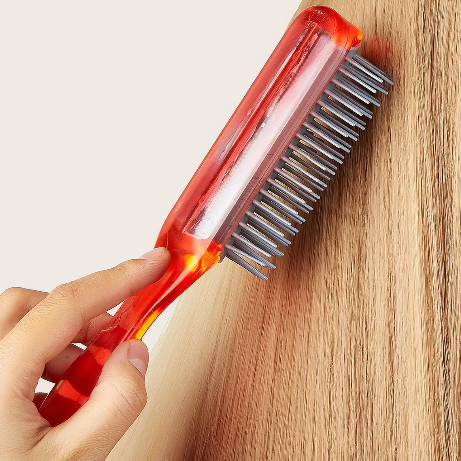 Hair Styling Brush Hairdressing Comb Handheld Professional Hair Detangler for blow Drying Separating Home DIY Hairdresser