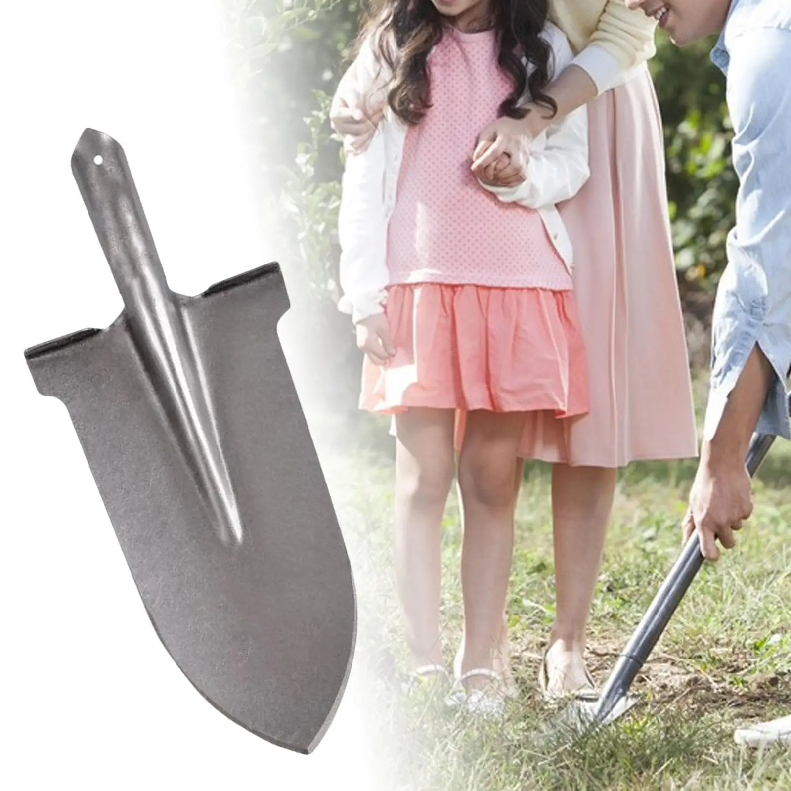 Hand Trowel Heavy Duty Portable Multipurpose Garden Spade Garden Digging Tools for Camping Weeding Planting Mixing Soil Moving