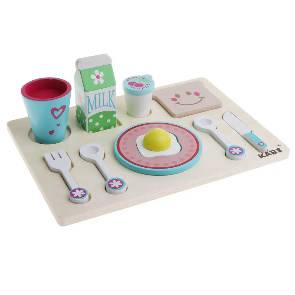  Cooking Kits Breakfast and Tableware Food Playset Children Imagination Toys