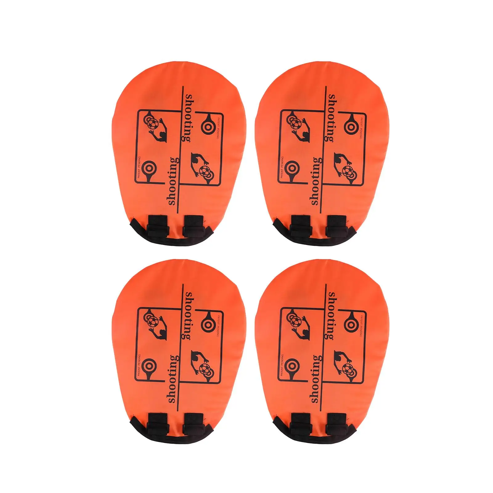 4x Football Training Shooting Target Accessory Easy to Attach Durable Soccer Target Goal for Kick Practice Improve Accuracy