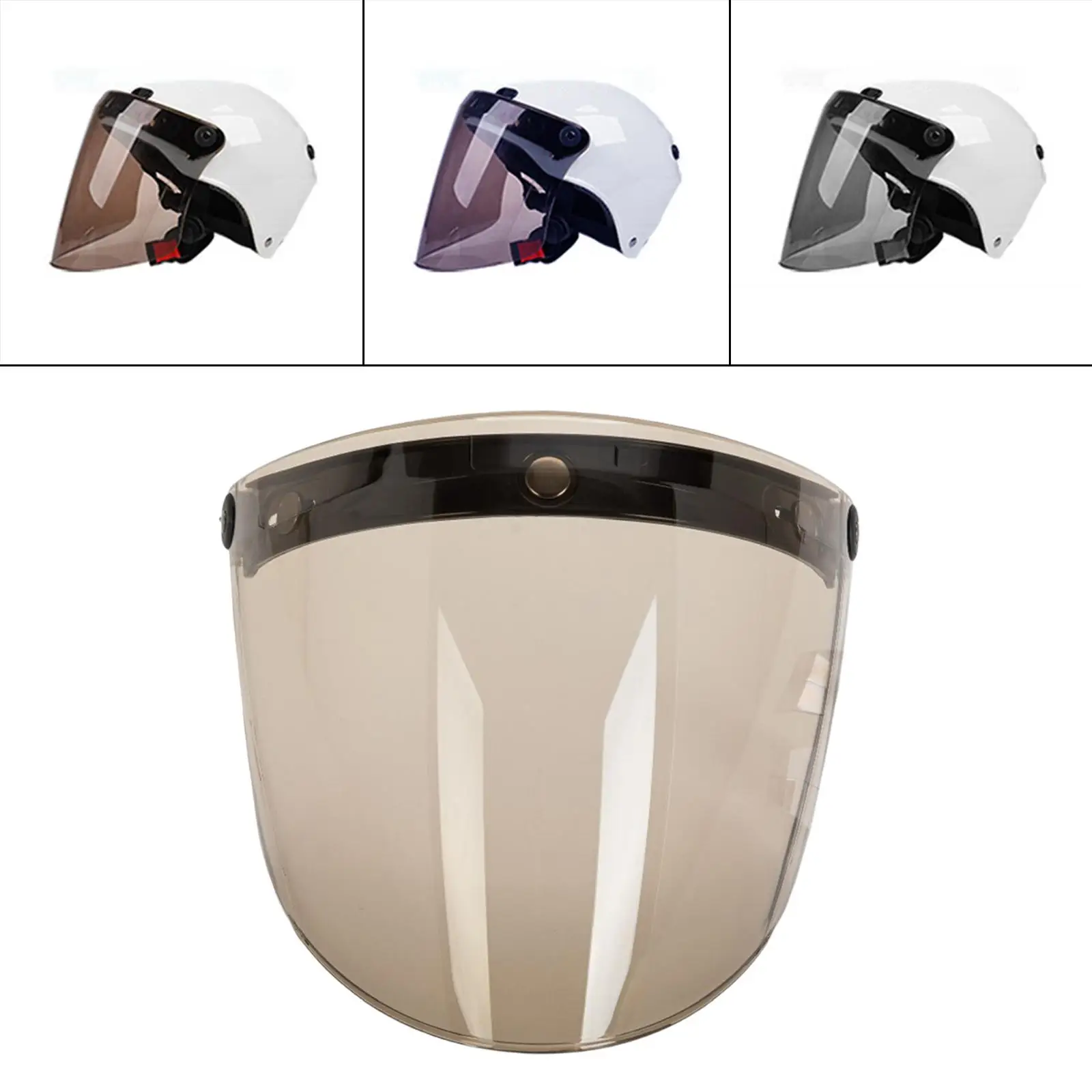 Motorcycles Visor up High Strength PC Lens Face