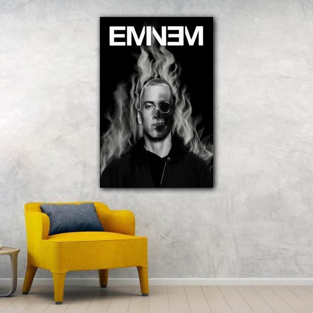  FatCat Wall Graphics Eminem (Mugshot) Poster Frameless Gift 12  x 18 inch(30cm x 46cm)-S-193: Posters & Prints