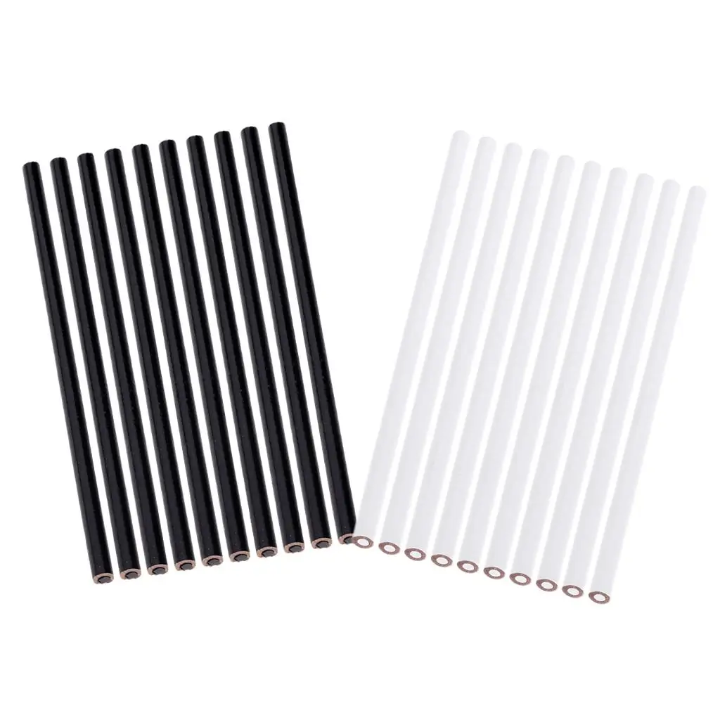 20Pcs China Markers HB Pencils Set Drawing Marking Crayon Pencil White Black  on the Wood Glass Metal Fabric Porcelain Paper