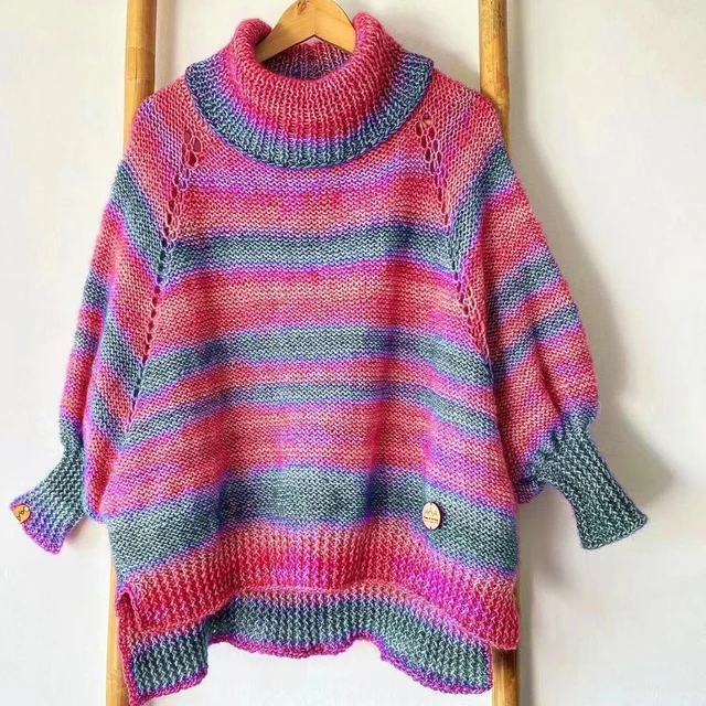 2 Rolls Mandala 200g Knitting Crochet Craft Rainbow Cake Yarn Soft Baby  Gradient Multicolor Art Spring Summer Sweater Making - AliExpress