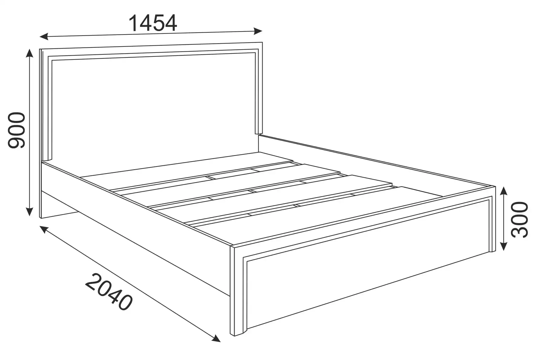 Кровать с подъемным механизмом Беатрис модуль 8
