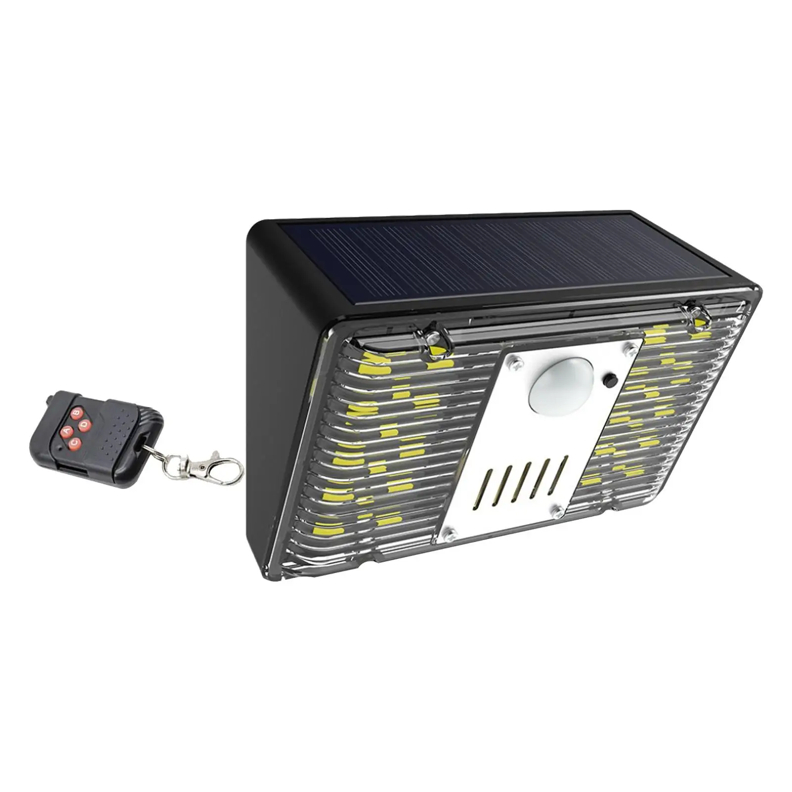 Courtyard wall lights 129dB Loud Alarm Courtyard Lamp with Remote Solar Recharge Solar lamp Outdoor