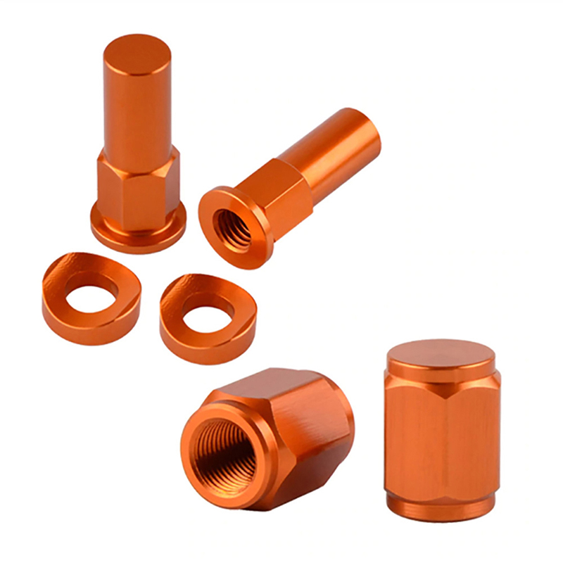 3pc Motocross Felgen Konter mutter Kit Reifen klemme Schraube Felgen Konter mutter Distanz stück Kit Dirt Bike Felgen Konter muttern Schrauben Distanz stück Motocross Ventil kappe – Detail 10