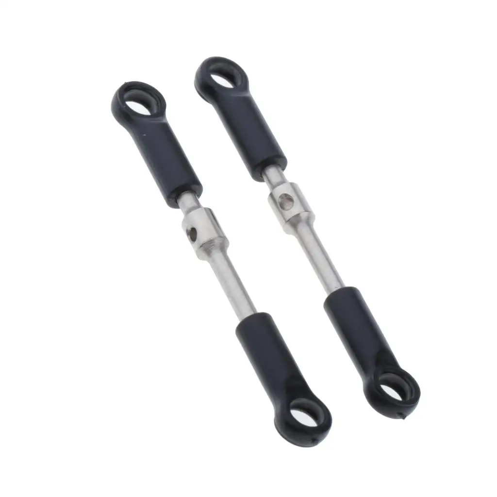 2pcs RC Buggy Steering Linkages Pull Rod Parts for  144001 1/14 RC Car