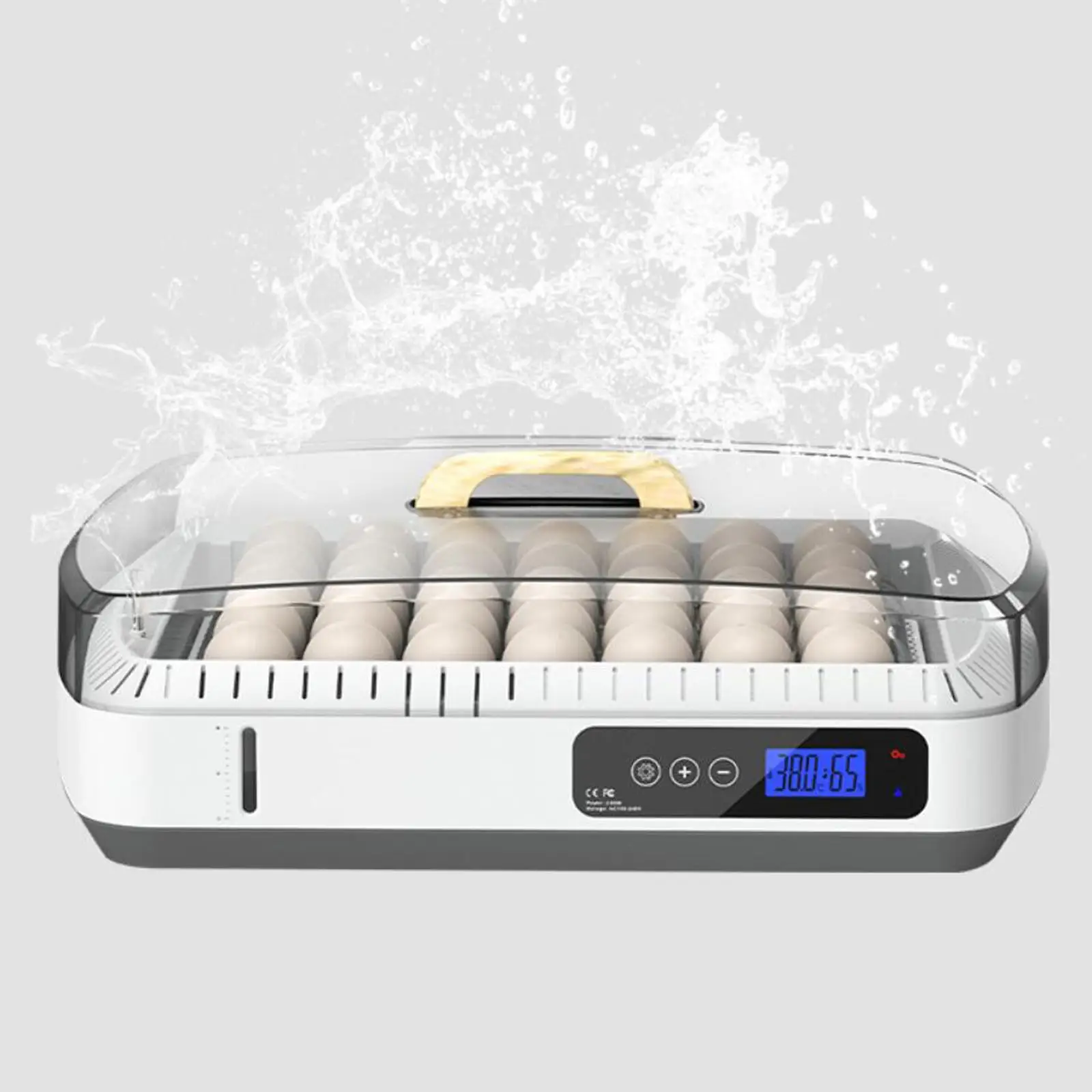 Digital Automatic Egg Incubator Anti Drying Burning Auto Turner 35Eggs Poultry Hatcher Machine for Eggs Duck Bird  Hatching