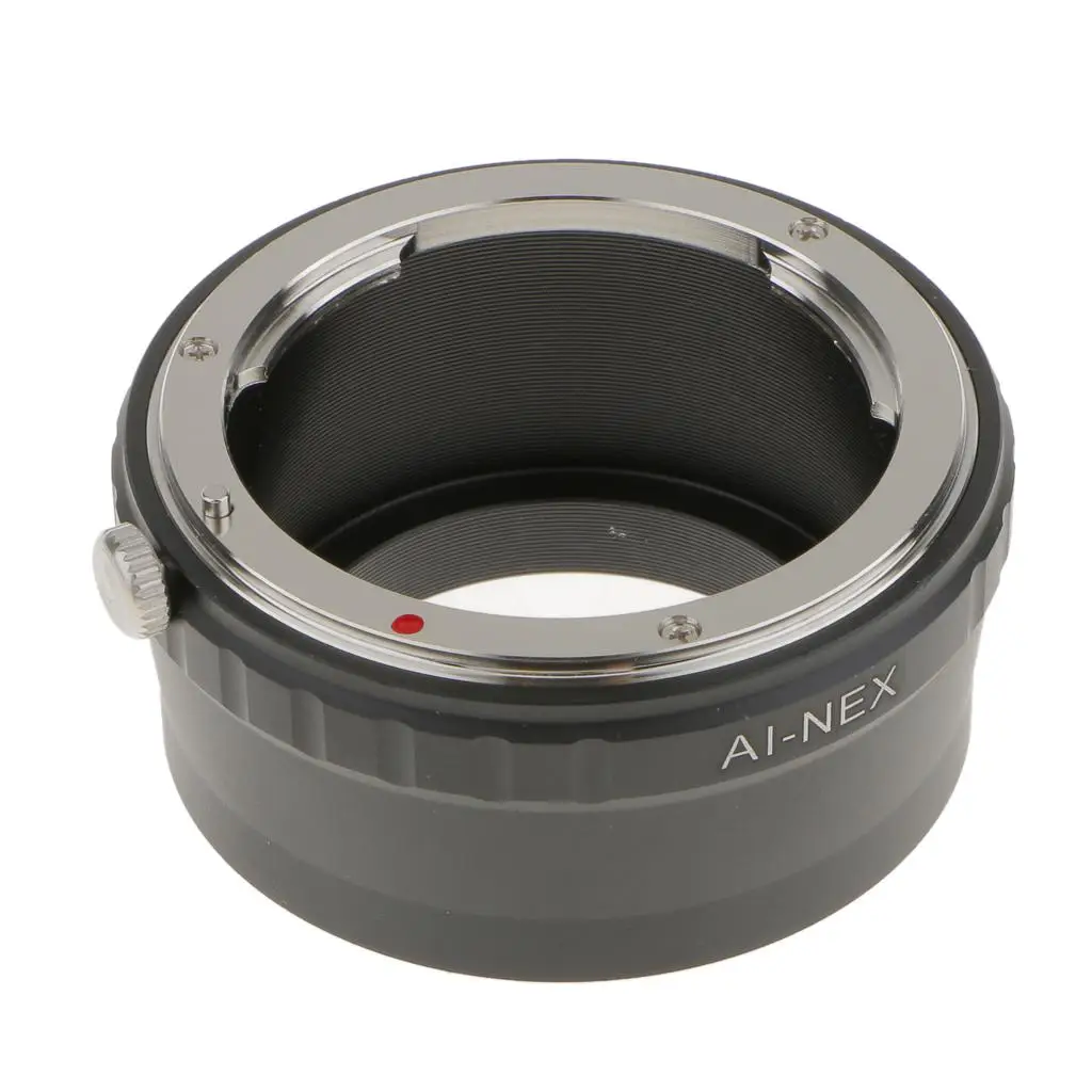 1Pack Metal Camera F Mount Lens Ring Adapter to Sony E NEX-3 NEX-5