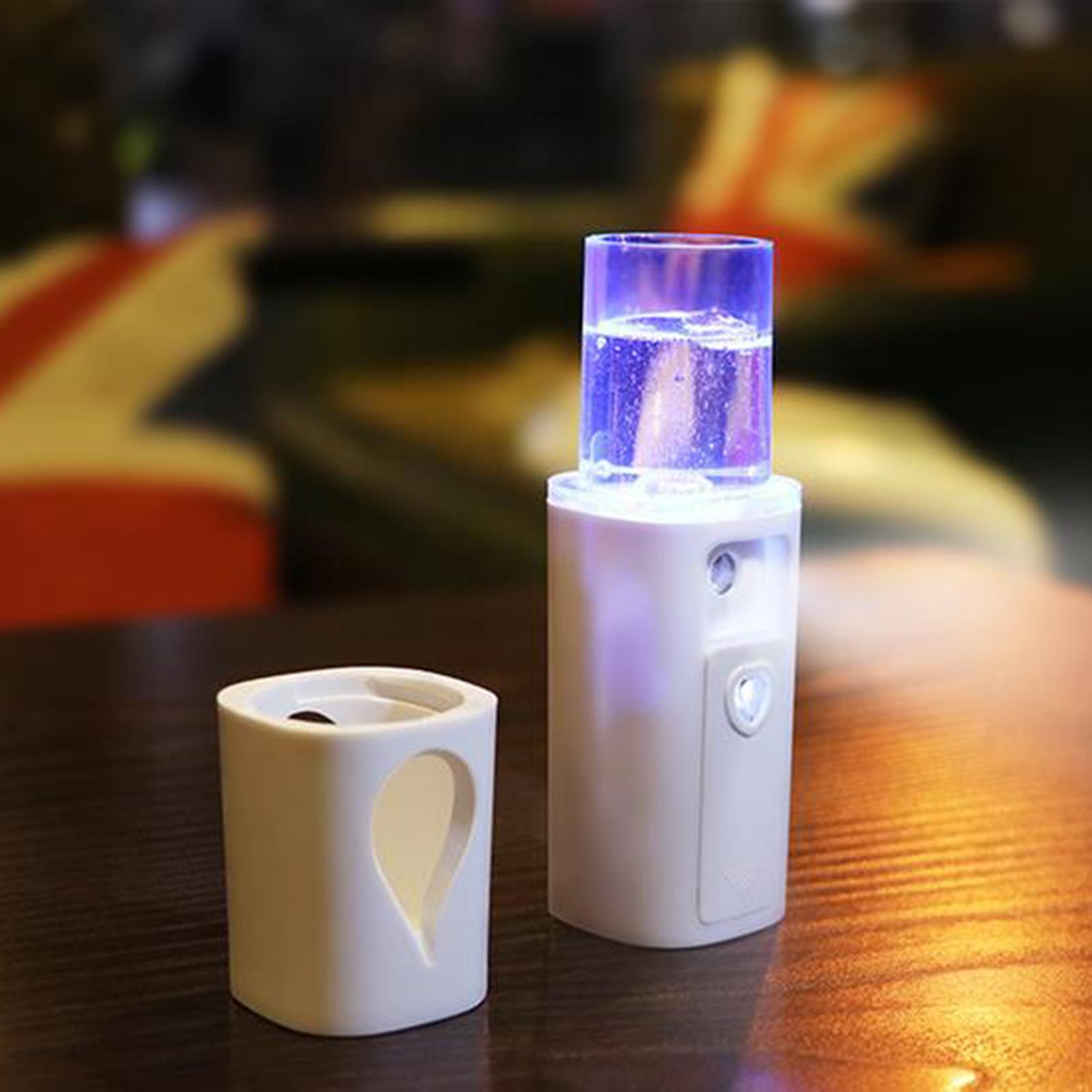 Handheld 20ml Facial Nano Mist Sprayer Cooler Moisturizing Humidifier USB Rechargeable Atomization Atomizer for Face SPA