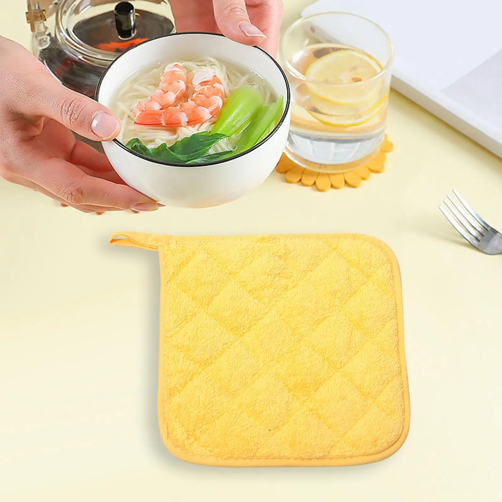 Oven Mitts Potholders Baking Gloves Holder Table Placemats for Household