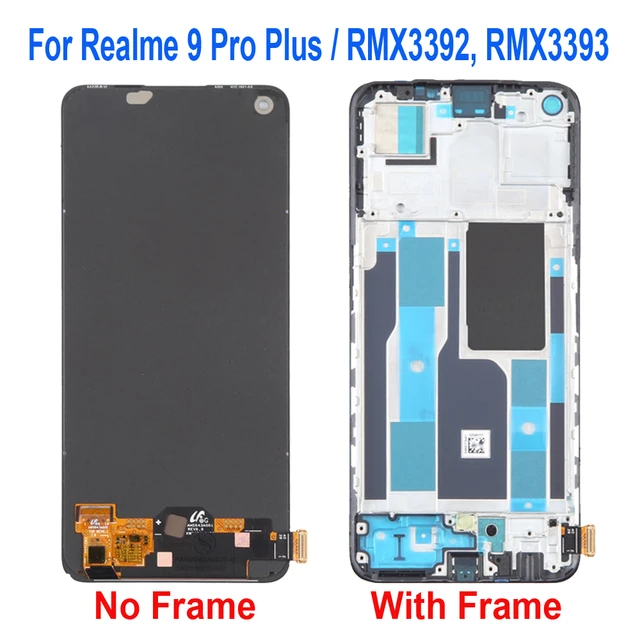 For Realme 9 Pro Plus Display LCD Screen With Frame 6.43 Realme 9Pro+  RMX3392
