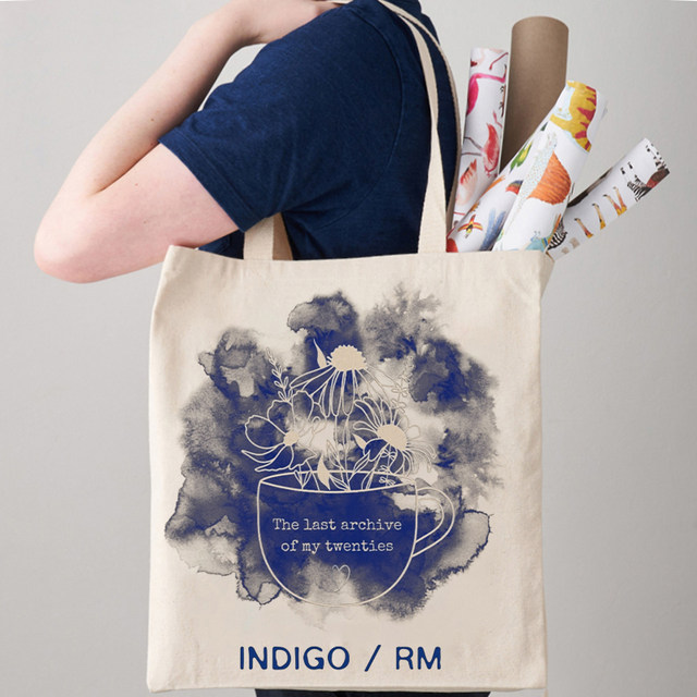 BTS 2024 RM Indigo Tote Bag