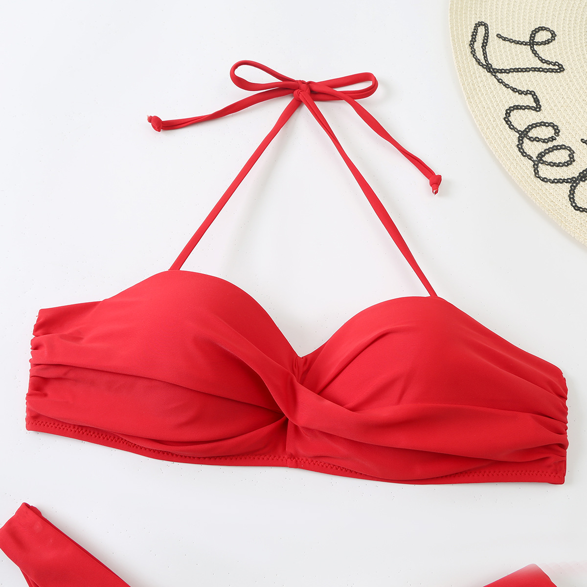 Push Up Bikini Set - Womens Halter Underwire Swimsuit 2024