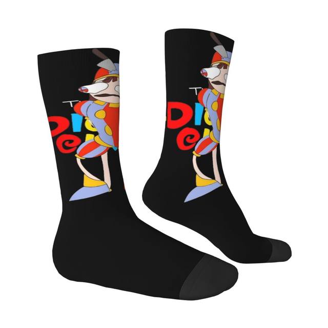 Funny Male Men Socks Casual The Amazing Digital Circus Funny Pomni Sock  Skateboard Women's Socks Spring Summer Autumn Winter - AliExpress