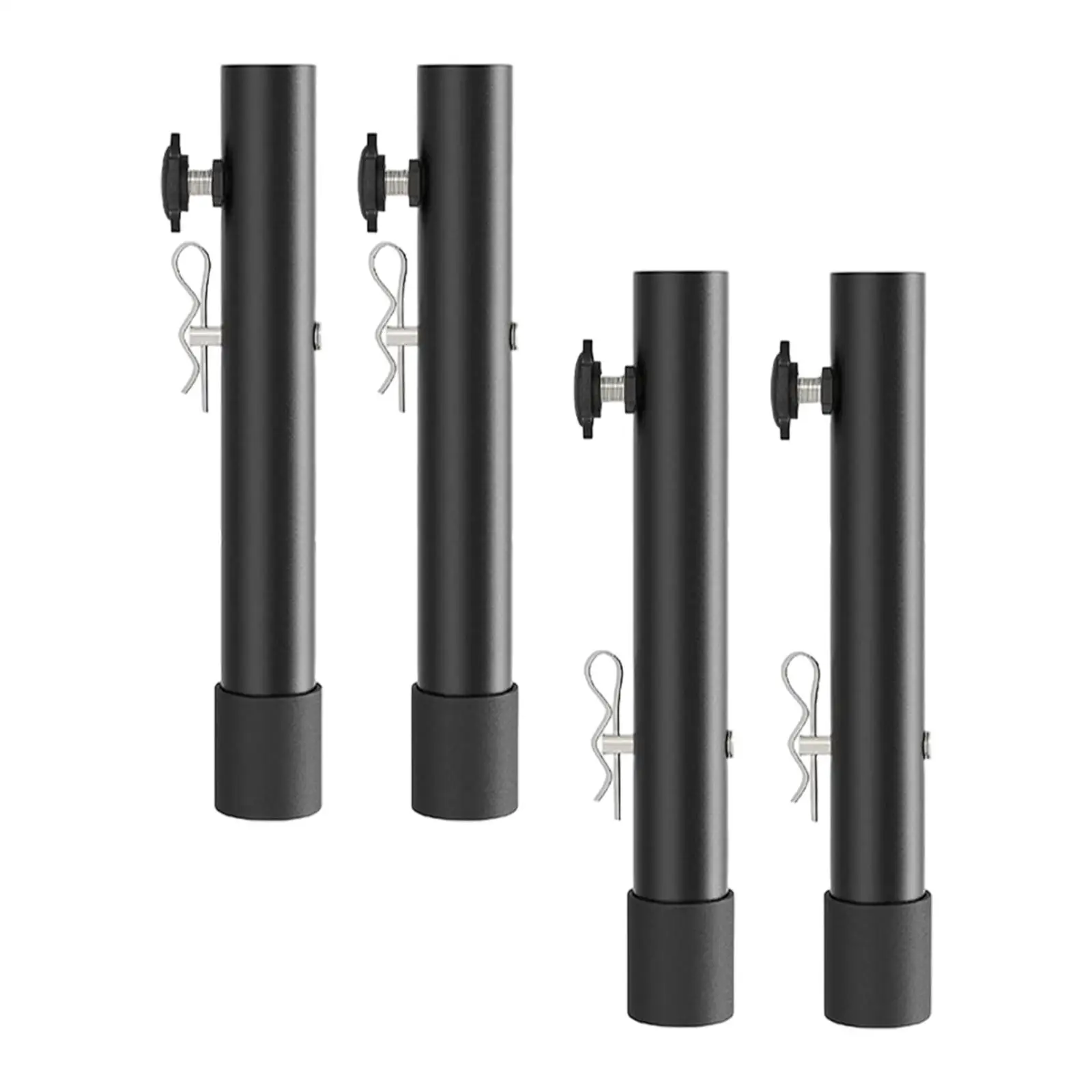 Desk Table Leg Risers for Straight Bent Table Legs Removable Desk Accessories Folding Table Leg Risers Adjustable for Kitchen