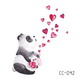 Best of Cute Panda Temporary Tattoo Stickers Arm Wrist Body Art Waterproof Fake Tattos New Design Animal Tatoos Flash Decals Reviews & Tips - Image 4