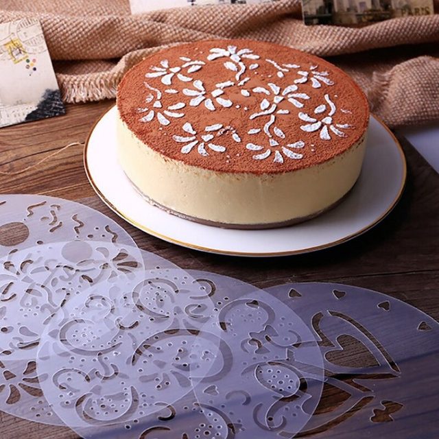 Kit De 18 Pochoirs Pour Pain Et Pâtisseries | Format 15x15cm Et 13x13cm | En PET Durable | Idéal Décoration Gâteaux, Café, Biscuits