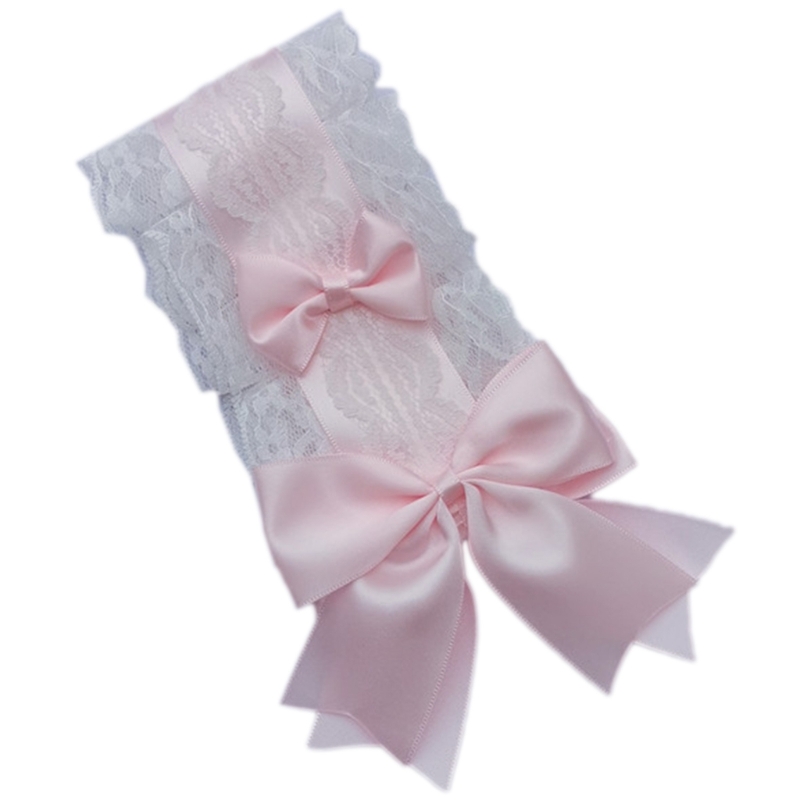 Anime Maid Stirnband für Mädchen Lolita Rüschen Spitze Stirnband mit Band Bowknot Comic Show Mode Frauen Haarband Kopf bedeckung – Detail 7