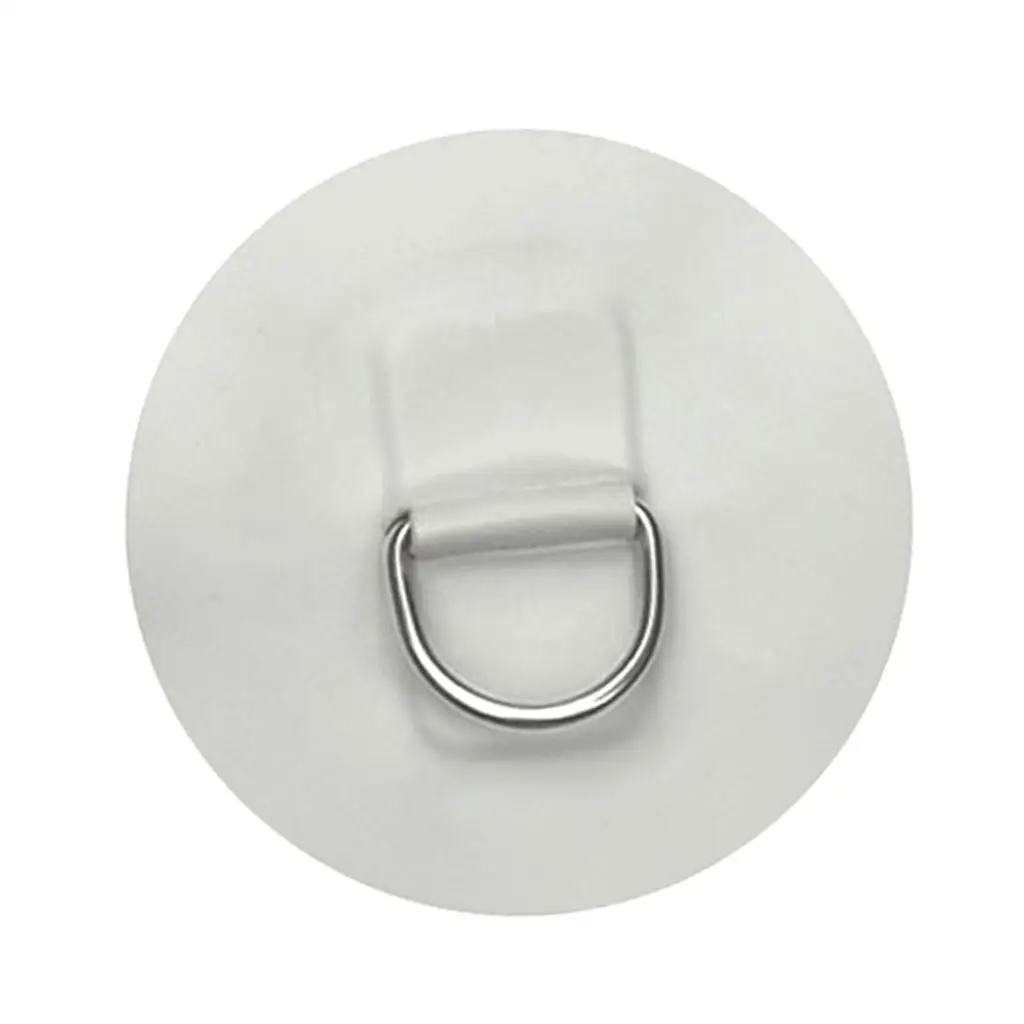 D-ring patch - Hypalon 110mm WHITE - HEAVY DUTY inflatable boat