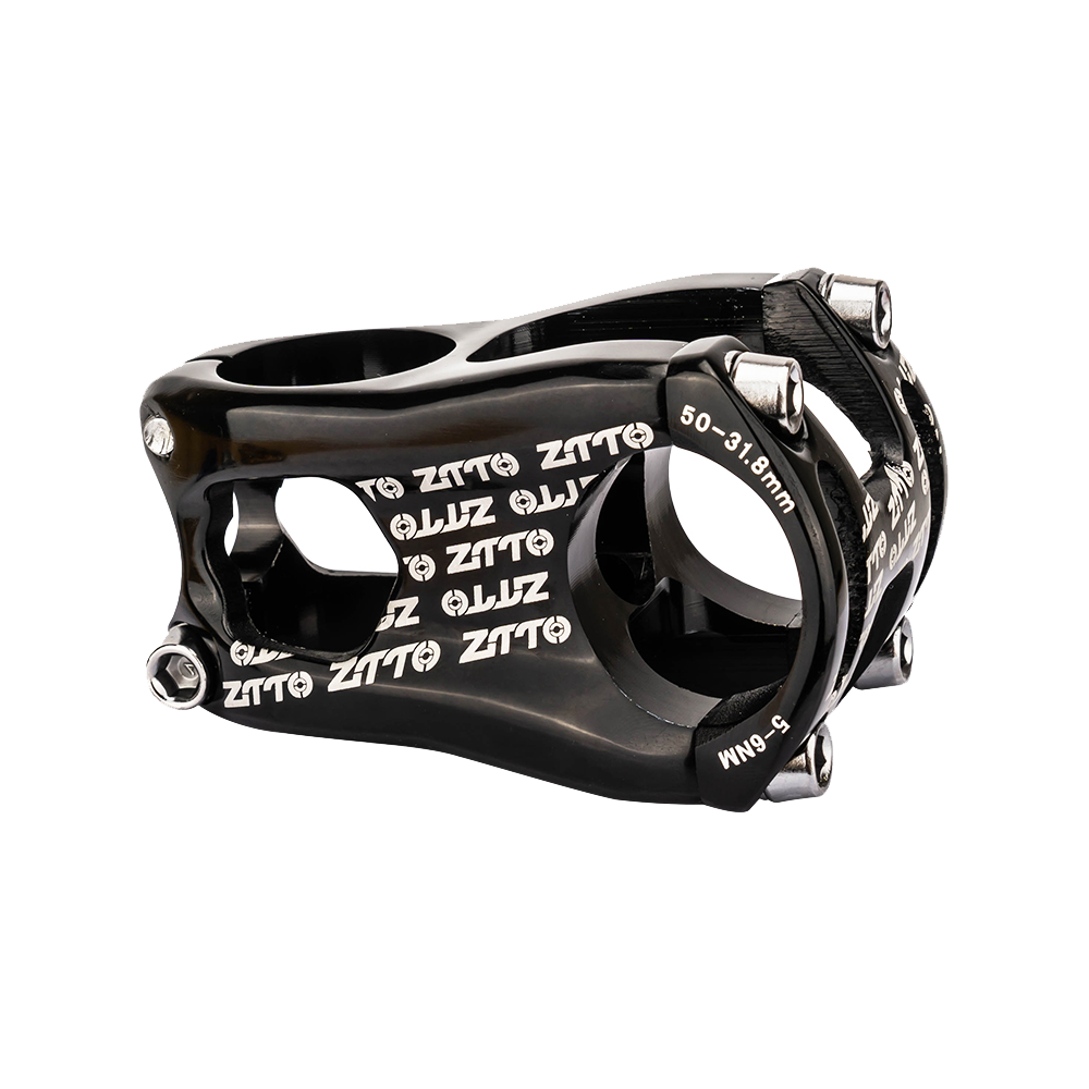 ZTTO MTB Power 50 mm Vorbau 31,8 mm hochfester CNC 0 Grad Rise Vorbau Enduro Vorbau für XC AM FR Mountain Road Fahrradteile – Detail 3
