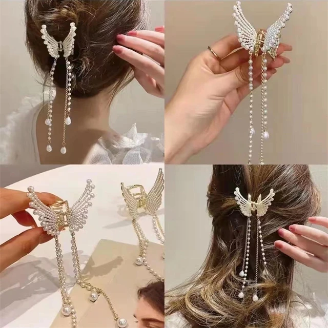 Hair Clips Butterfly Korean Hair Accessories For Girls Women Barrette Bow  Summer Tiara Hairpin Fashion Ponytail Style New 2022 - Hair Clip -  AliExpress
