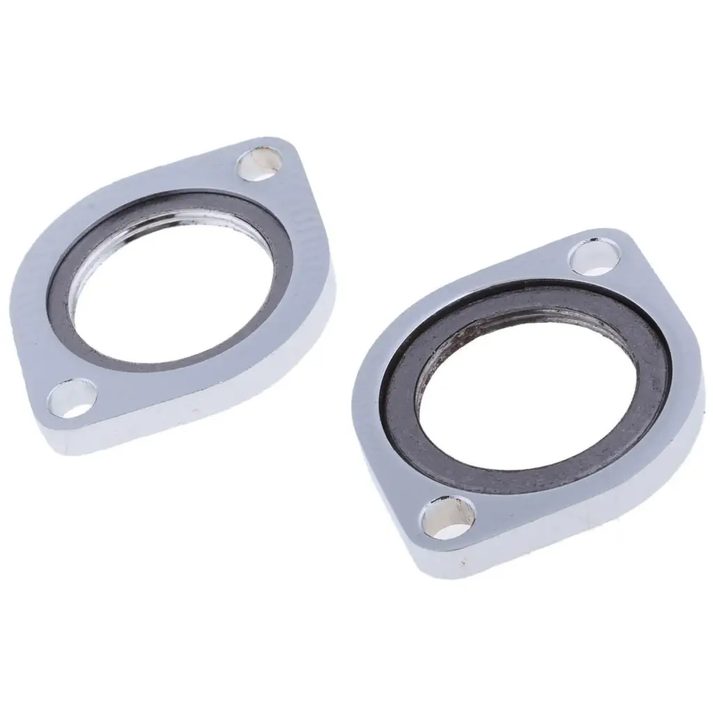 Silver Exhaust  Flange Kit for  Dyna  XL883 