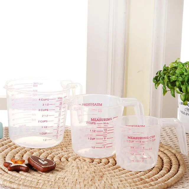 Good Cook Clear Measuring Cup with Measurements, 2-Cup (Pack of 3)
