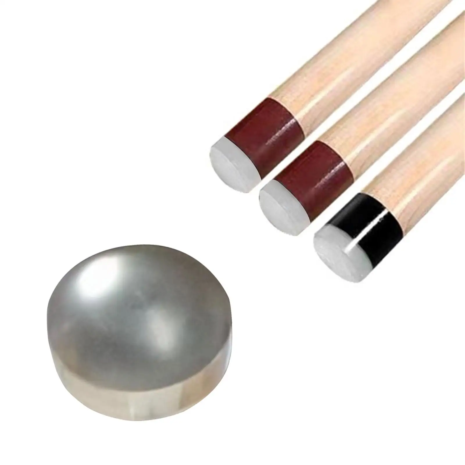 Billiard Pool Cue Tip 13mm Snooker Cue Tip Cue Accessory High Hardness Billiards Cue Tip for Indoor Pool Cues Billiards Players