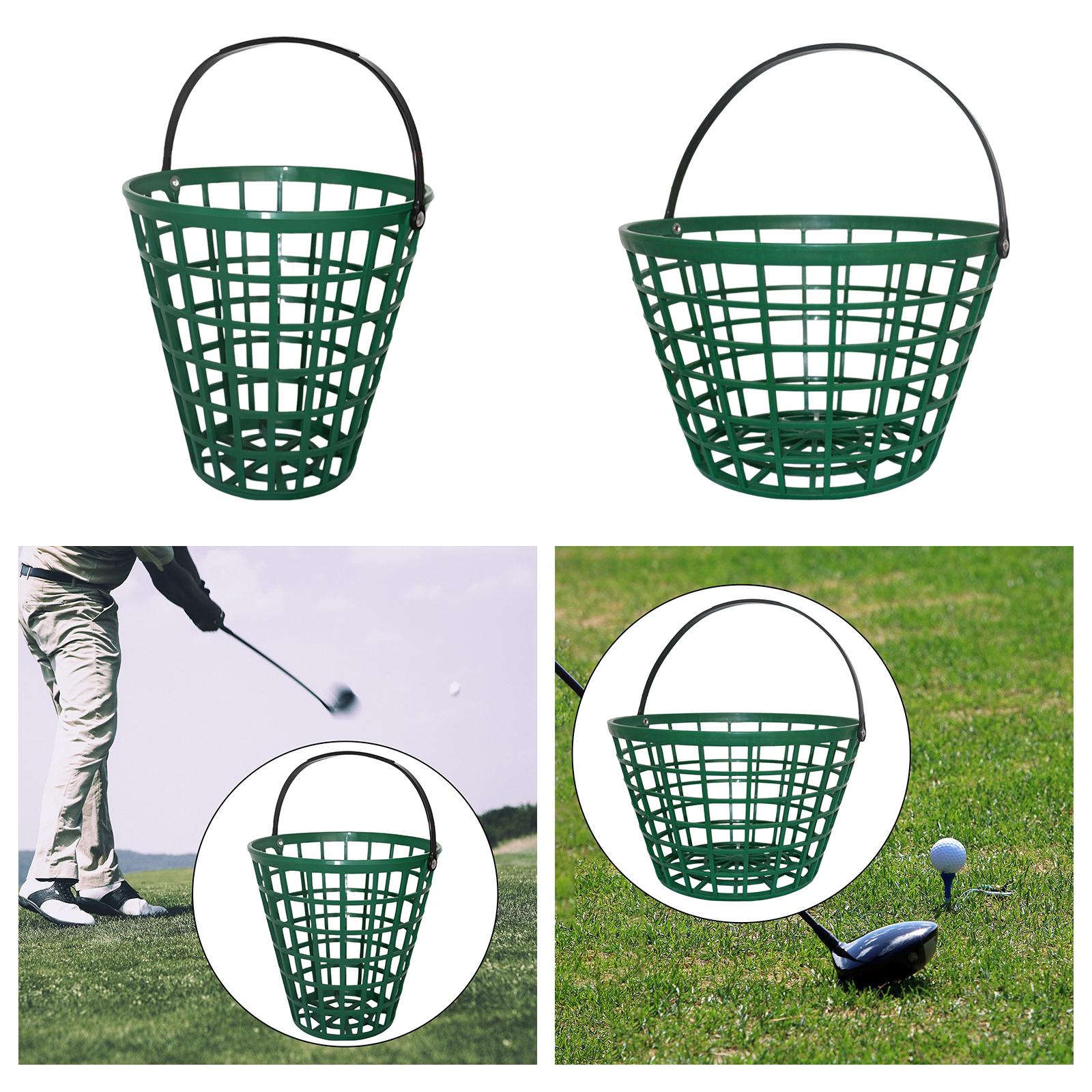 Golf Range Bucket Carrier Outdoor Sports Golfball Container Golf Ball