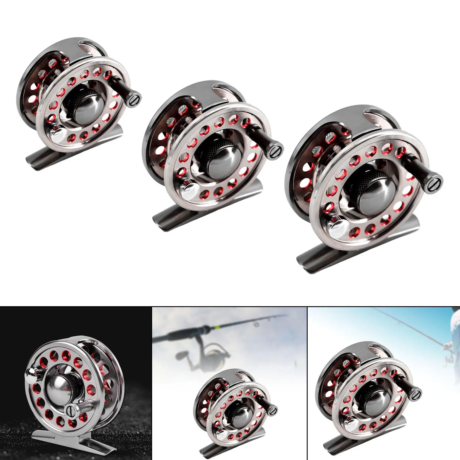 Ice Decomposition Fishing Reels Spool Center Braking System L/R Hand for Freshwater Saltwater Tools Fish Tackle Gear