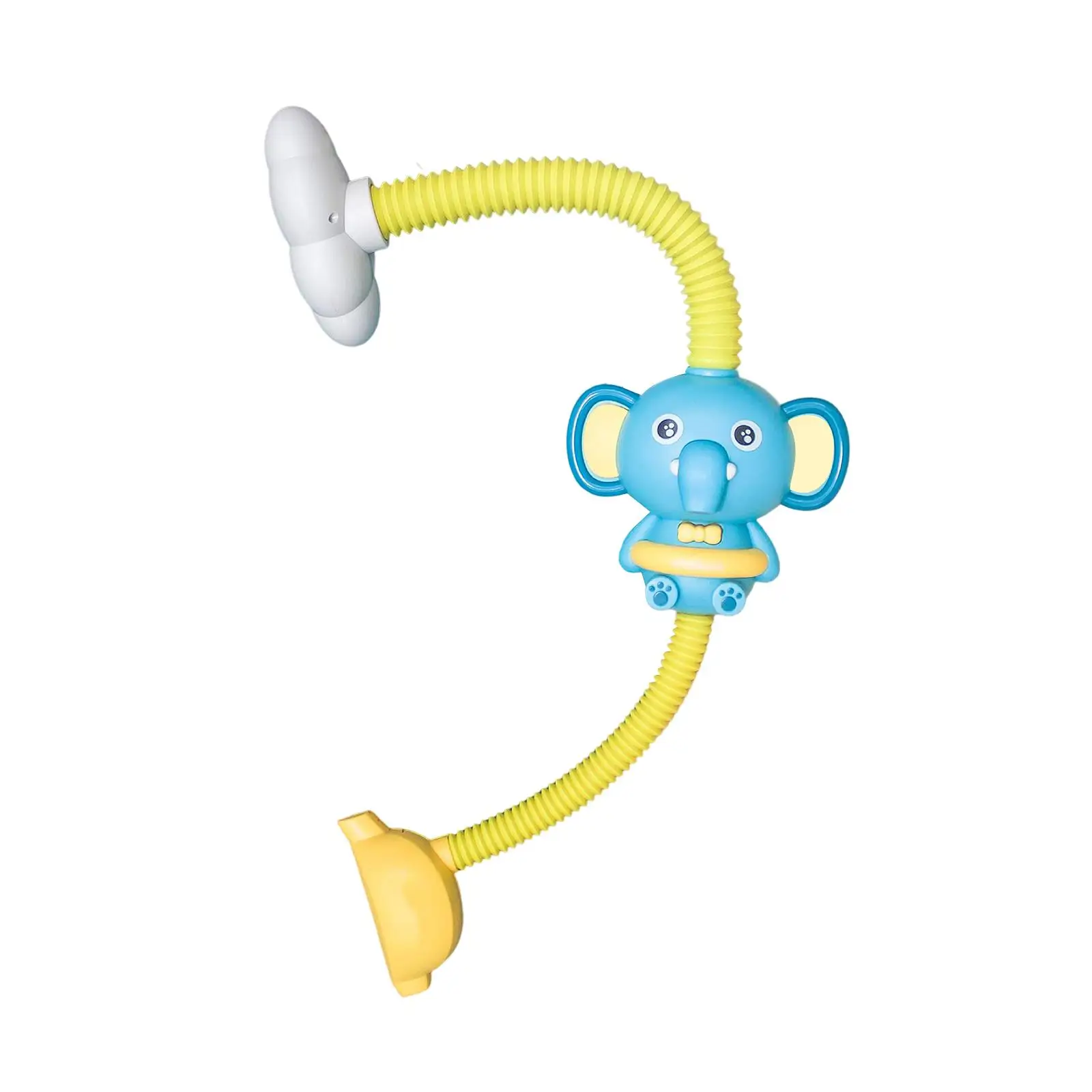 Bath Toy Water Squirt Spraying Water Toy Bathtub Toys Elephant Water Pump Electric Shower Sprinkler for Bathroom Toddles Kids