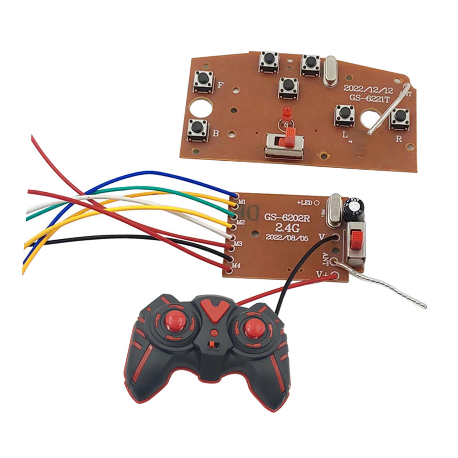 Board and Receiver Board with RC Remote Control for RC Car Boats