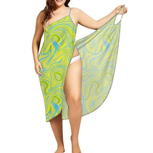 Accappatoio Con Cappuccio Per Ragazze - Costume Da Bagno Copertura Con Cerniera, Giallo