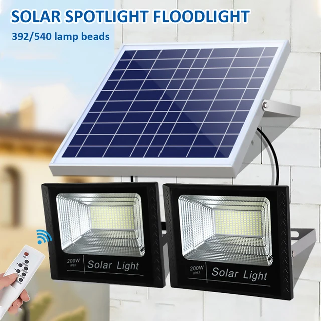 Lampadaire solaire à LED 300W avec support latéral capteur et télécommande  Solis XL
