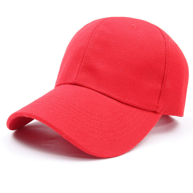 Men Women Fashion Casual Simple Baseball Cap Solid Color Cotton