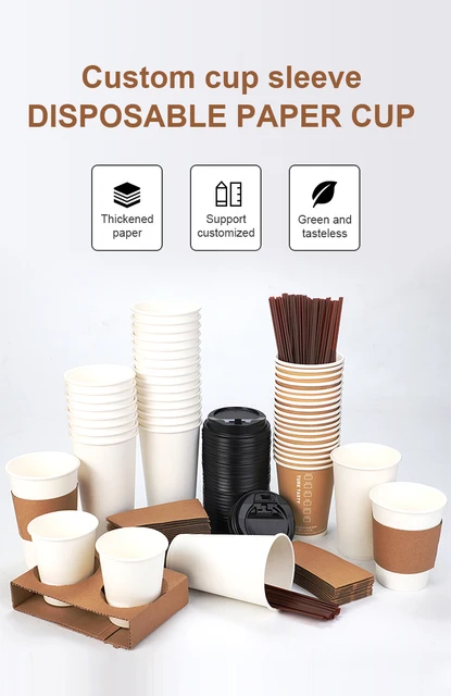 Dropship 50PCS 8oz 12oz 16oz Custom Printed Eco Friendly Triple Ripple Wall  Cup 3 Layer Disposable Hot Drink Coffee Paper Cups to Sell Online at a  Lower Price