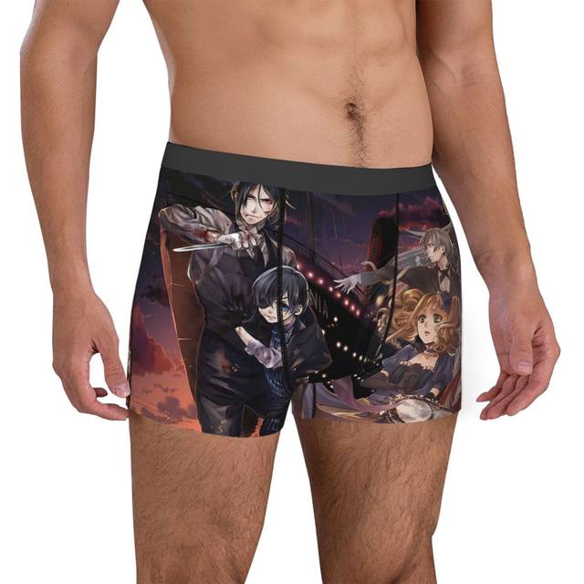 Characters Black Butler Demon Servant Anime Underpants Cotton Panties Men's  Underwear Comfortable Shorts Boxer Briefs - AliExpress