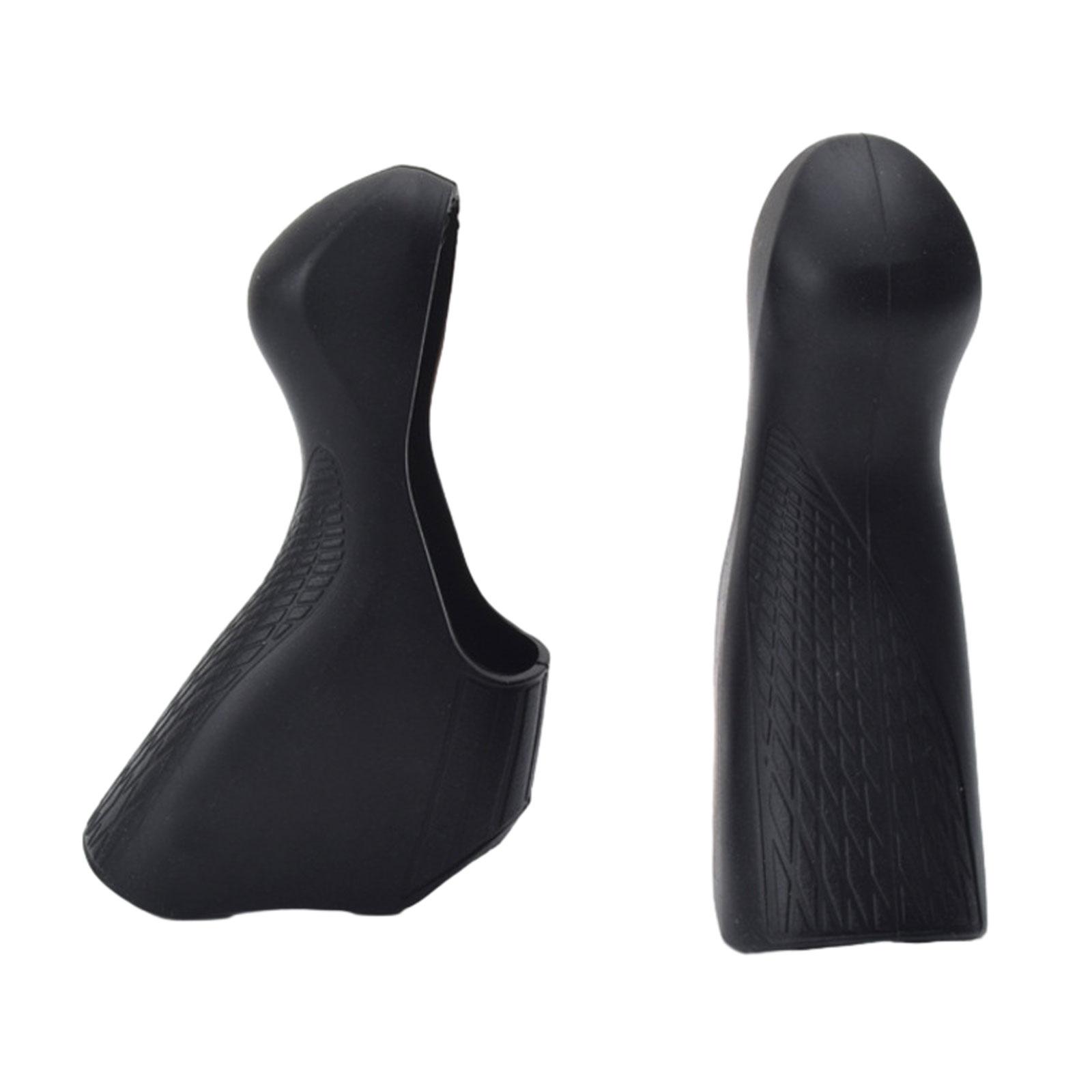 Bike Shifter Lever Cover 1 Pair Shifter Brake Lever Hood Cover Black Nonslip