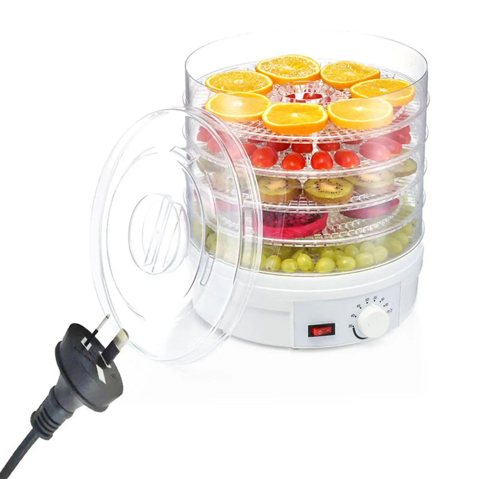350W Food Dehydrator 5 Tray Fruit Meat Beef Dryer Veg Preserver Machine AU