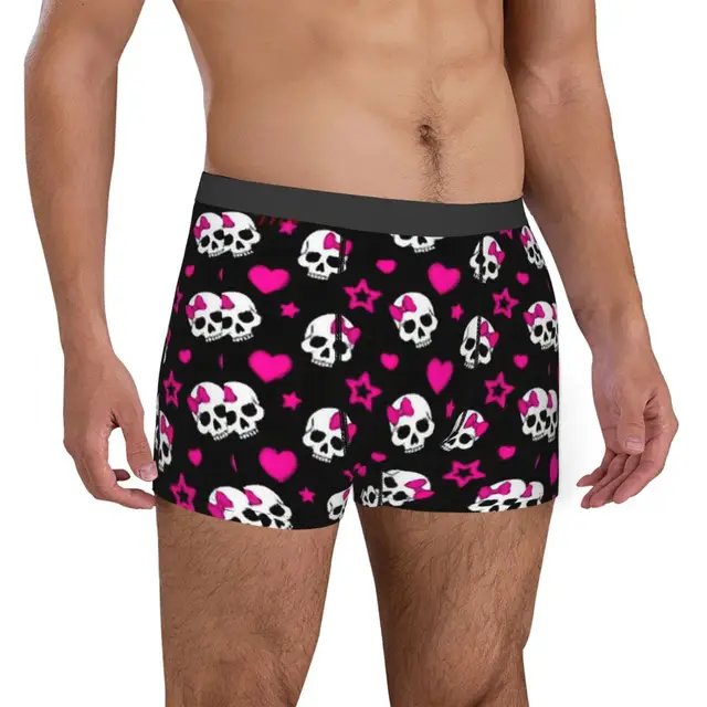 Pink Bat Halloween Goth Mens Boxer Briefs Shorts Boxer Panties Printed Soft  Underwear For Plus Size Males From Aridyane, $10.78