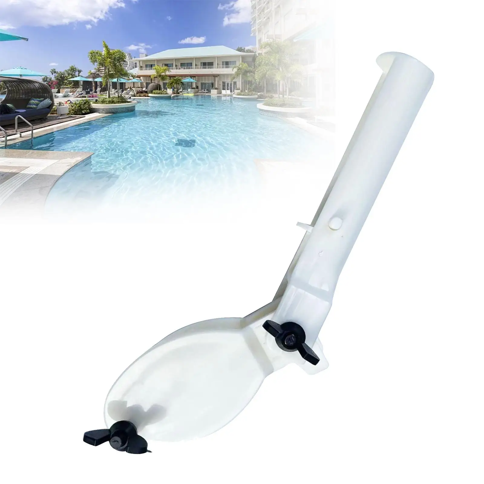 Swimming Pool Cleaning tool ze clip Handle Holds Any 3 inch Pool Tablet Lightweight Reusable Removal Stain Remover Tool